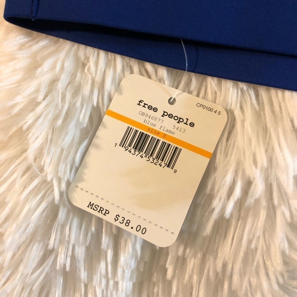 Free People Nina Bandeau Strapless Cobalt Blue - Picture 6 of 7